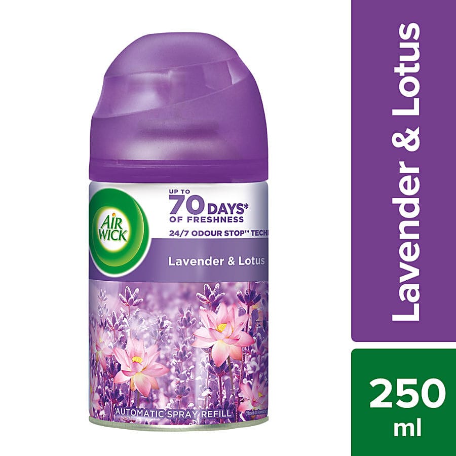 Air Wick Freshmatic Automatic Air Freshener Refill, Lavender & Lotus, 250 Ml