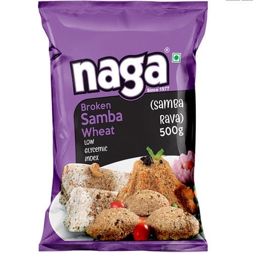Naga Samba Broken Wheat, 500 G