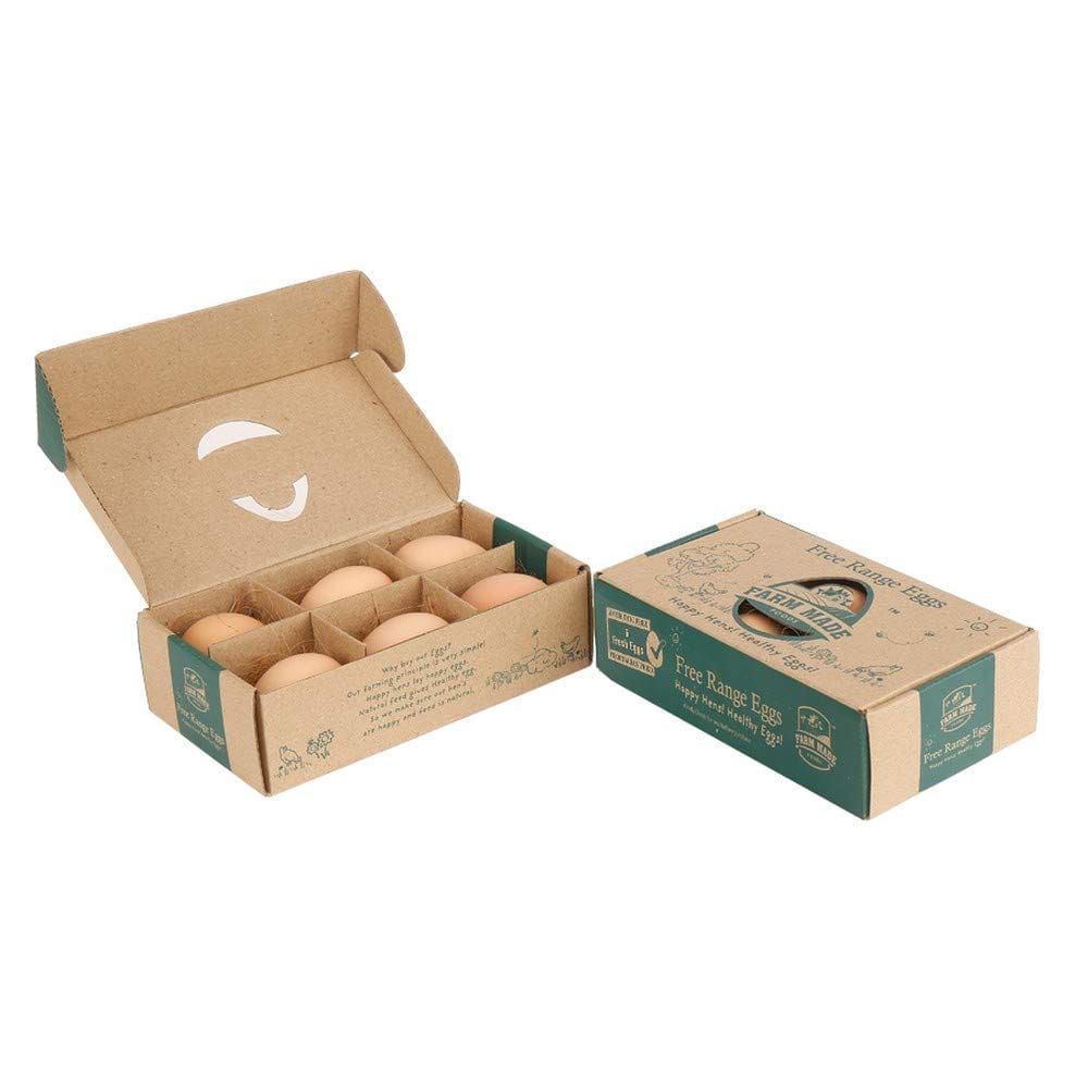 Farm Made Foods Farm Made Free Range Eggs, 6 Pieces, Veg Fed, Non, Fertile Eggs