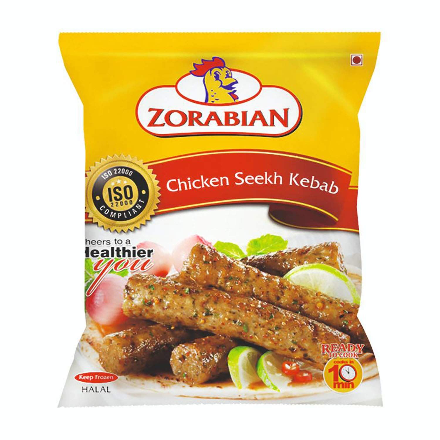 Zorabian Chicken Seekh Kabab, 250 G