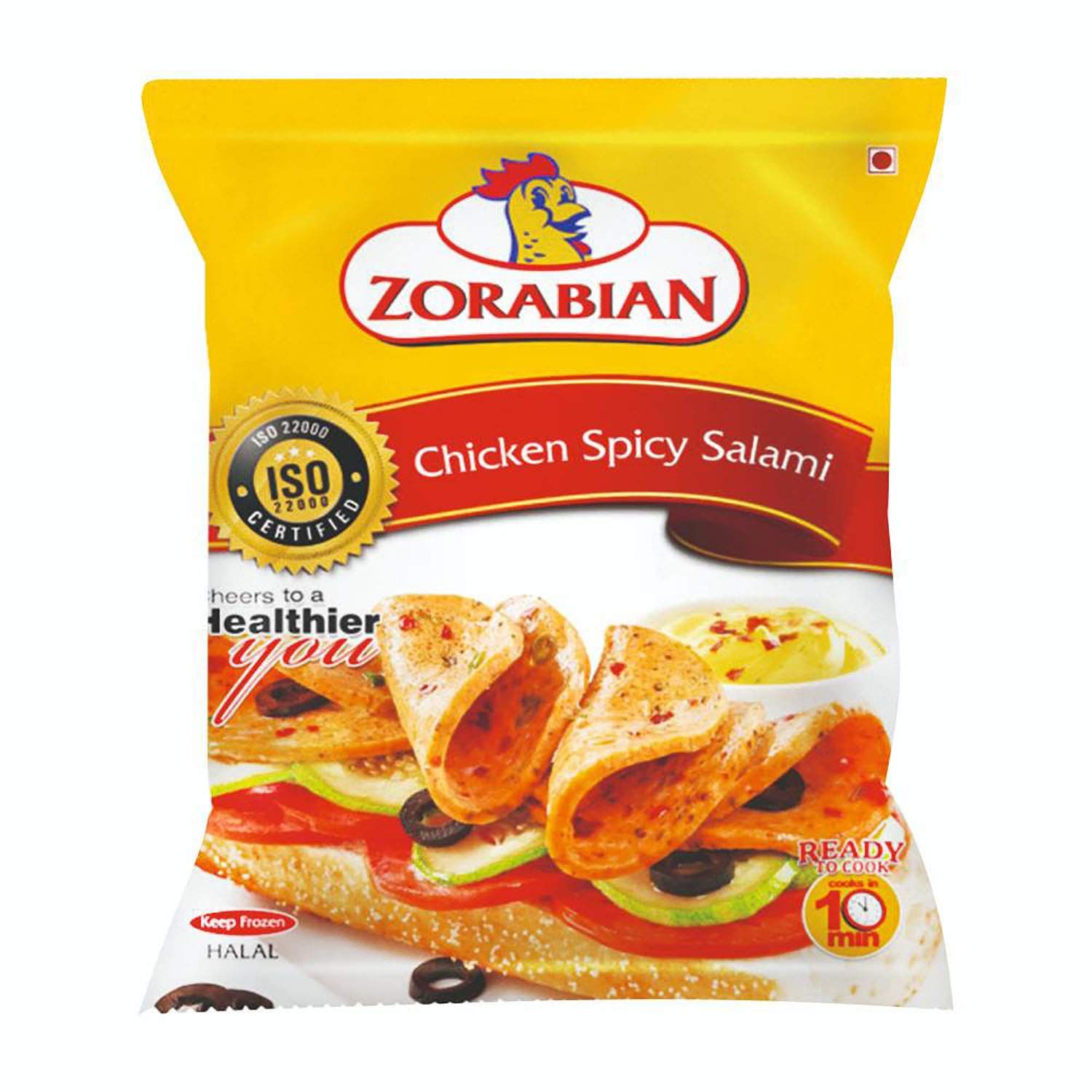 Zorabian Chicken Spicy Salami, 250 G