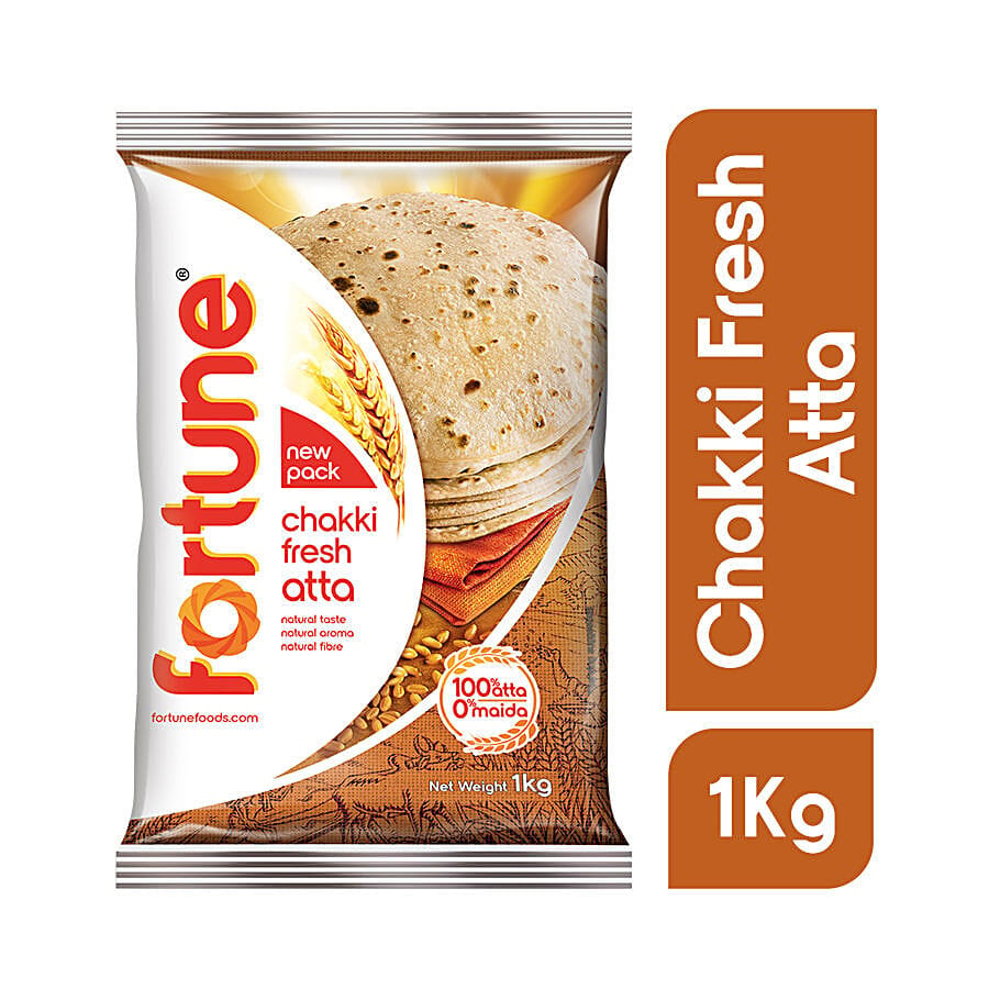Fortune Chakki Fresh Atta, 1Kg