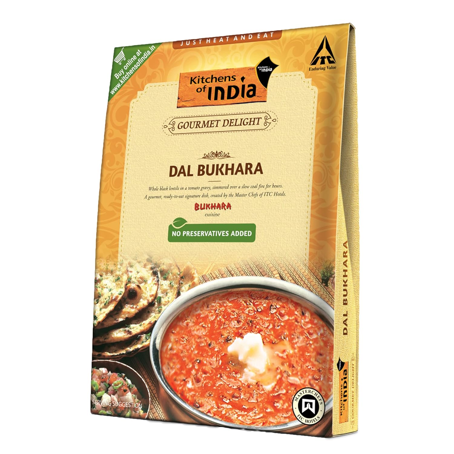 Kitchens Of India Ready To Eat Gravy, Dal Bukhara, 285G Carton