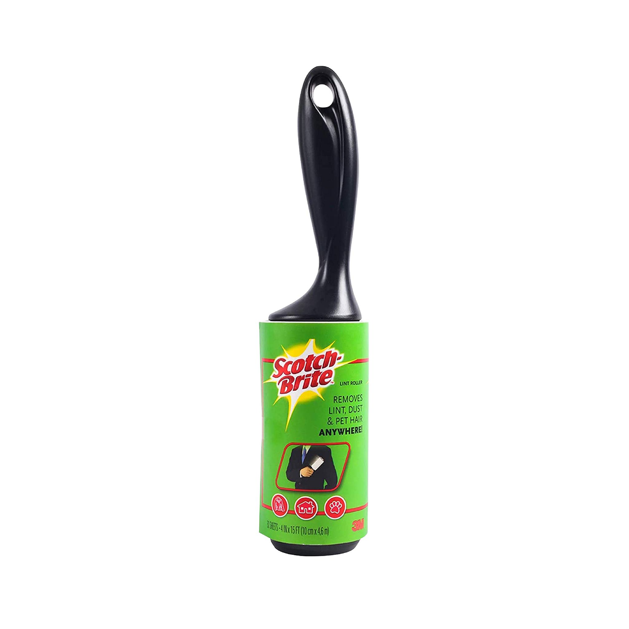 Scotch-Brite Lint Roller With 30 Sheets, (Ie840101083)