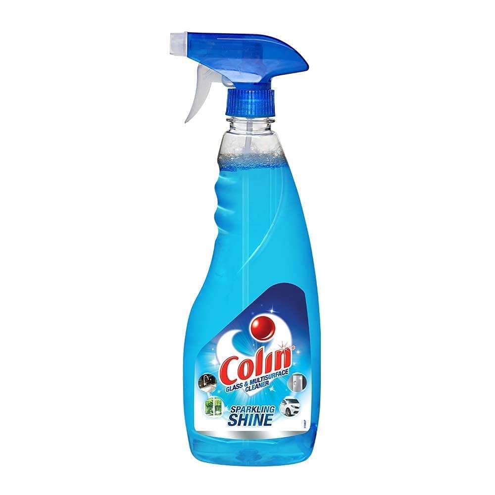 Colin Glass And Surface Cleaner Liquid Spray All, Purpose Glass Cleaner For Car, Kitchen And Home Surfaces, Multi Surface Cleaner, 500 Ml