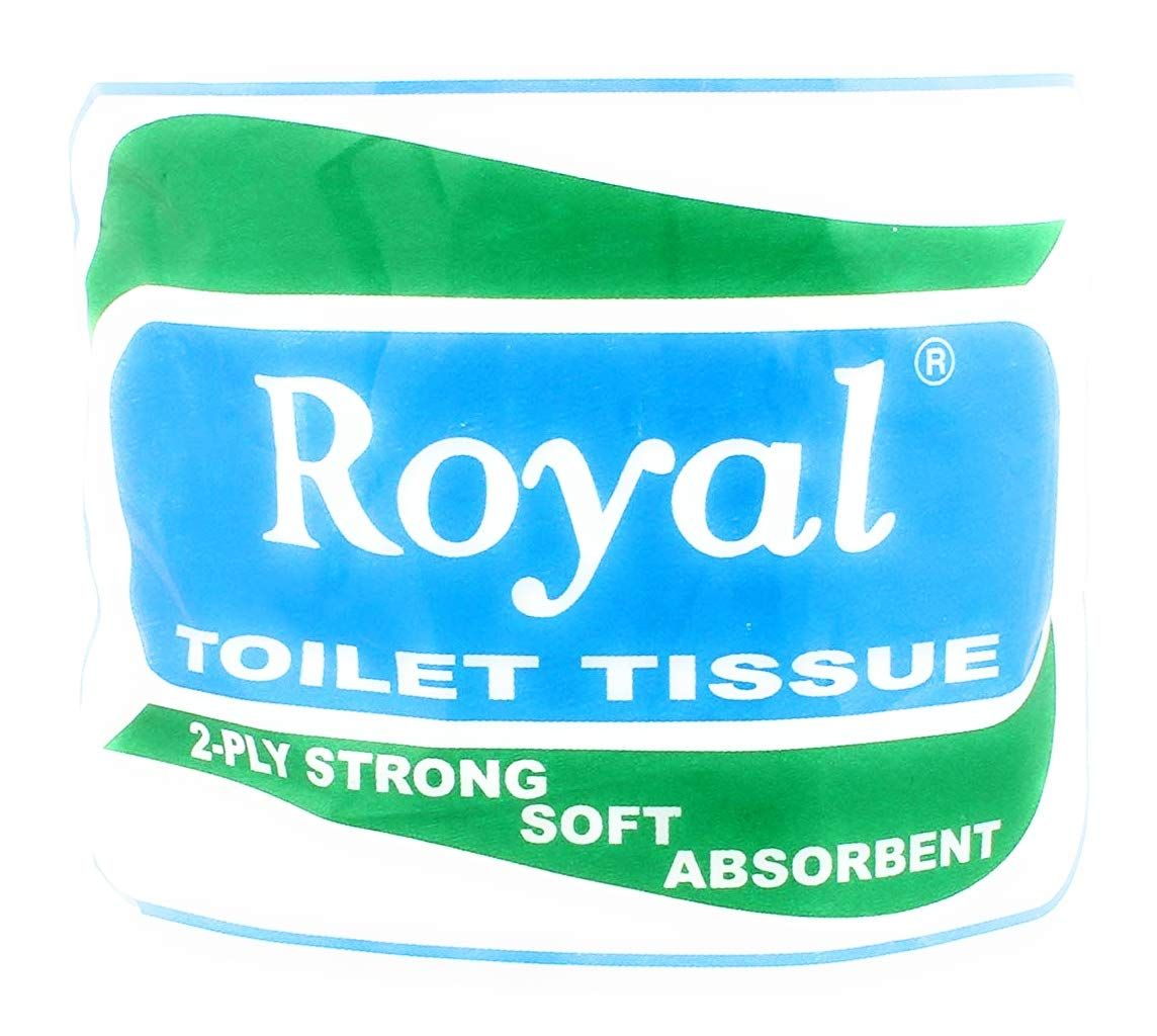 Royal 2 Ply Roll Toilet Tissue, 350 Pulls, Pack Of 6