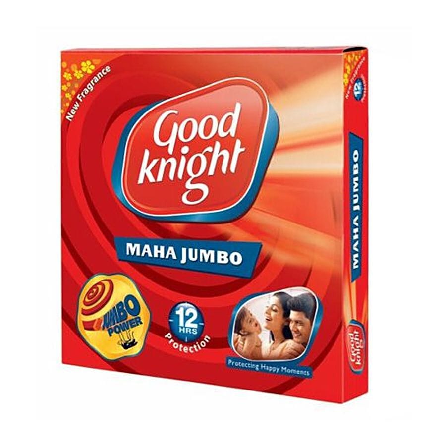 Good Knight Smoke Coil, Maha Jumbo, 10 Pcs Carton