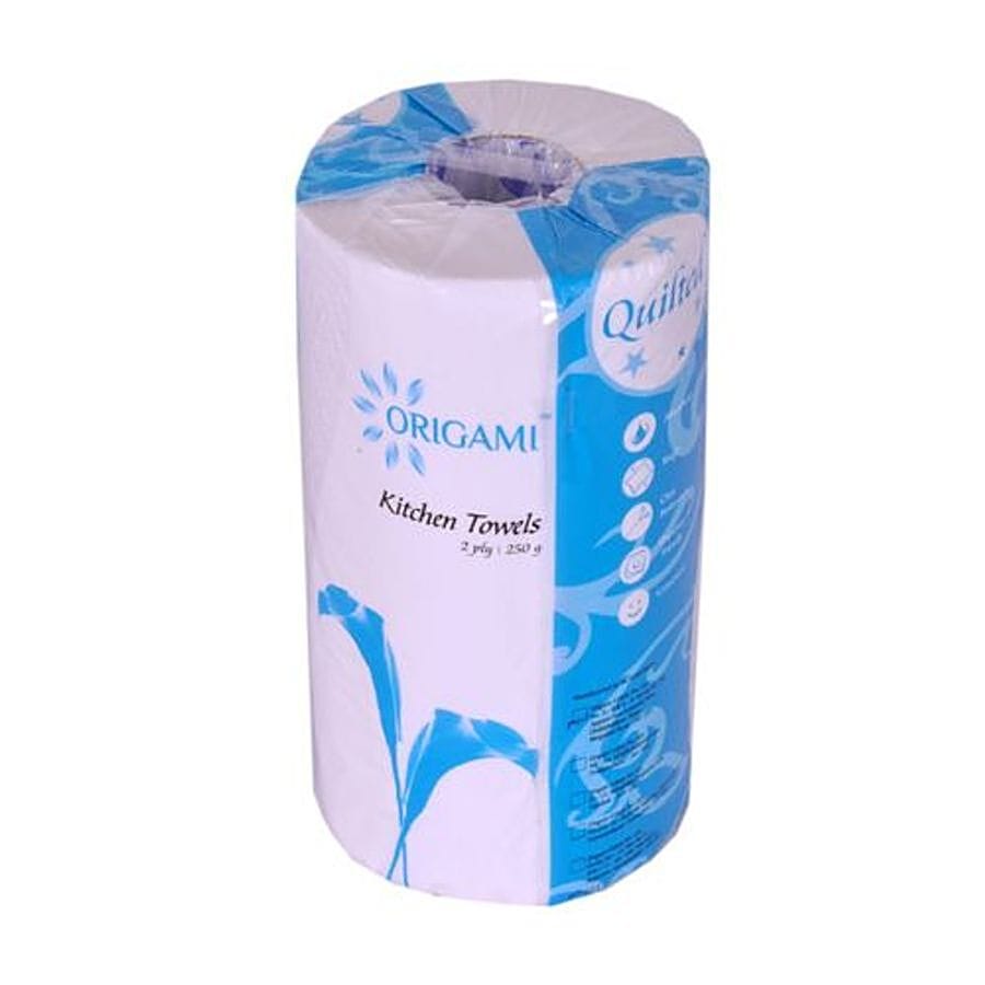 Origami Kitchen Towels, 2 Ply, 1 Roll