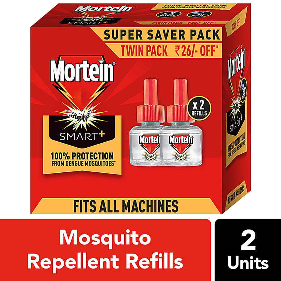 Mortein Smartplus Mosquito Repellent Liquid Refill, 45 Ml (Pack Of 2)