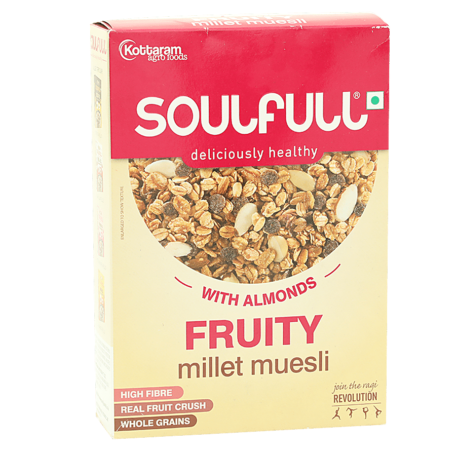 Tata Soulfull Millet Muesli, Fruit & Nut, 400 G