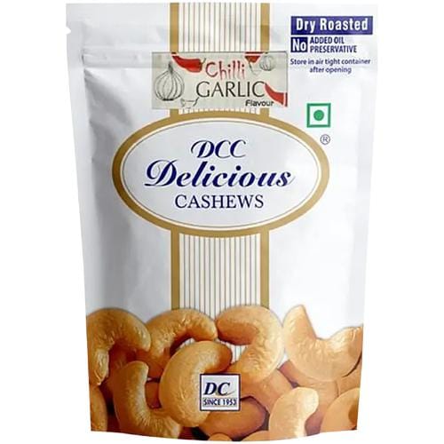 Delicious Cashew/Godambis, Chilli Garlic Dry Roasted, 80 G