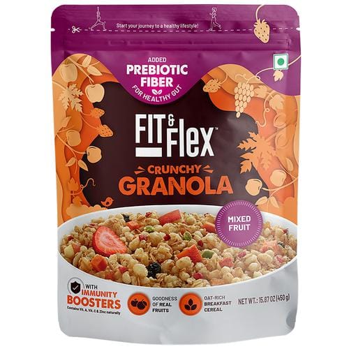 Fit & Flex Granola, Mixed Fruit, 450 G