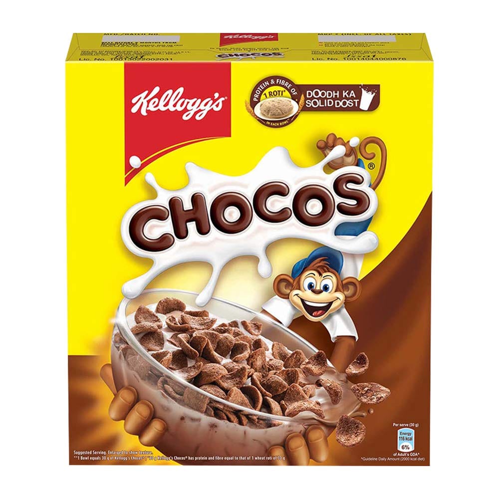 Kellogg's Chocos, High In Protein, B Vitamins, Calcium And Iron, 250G