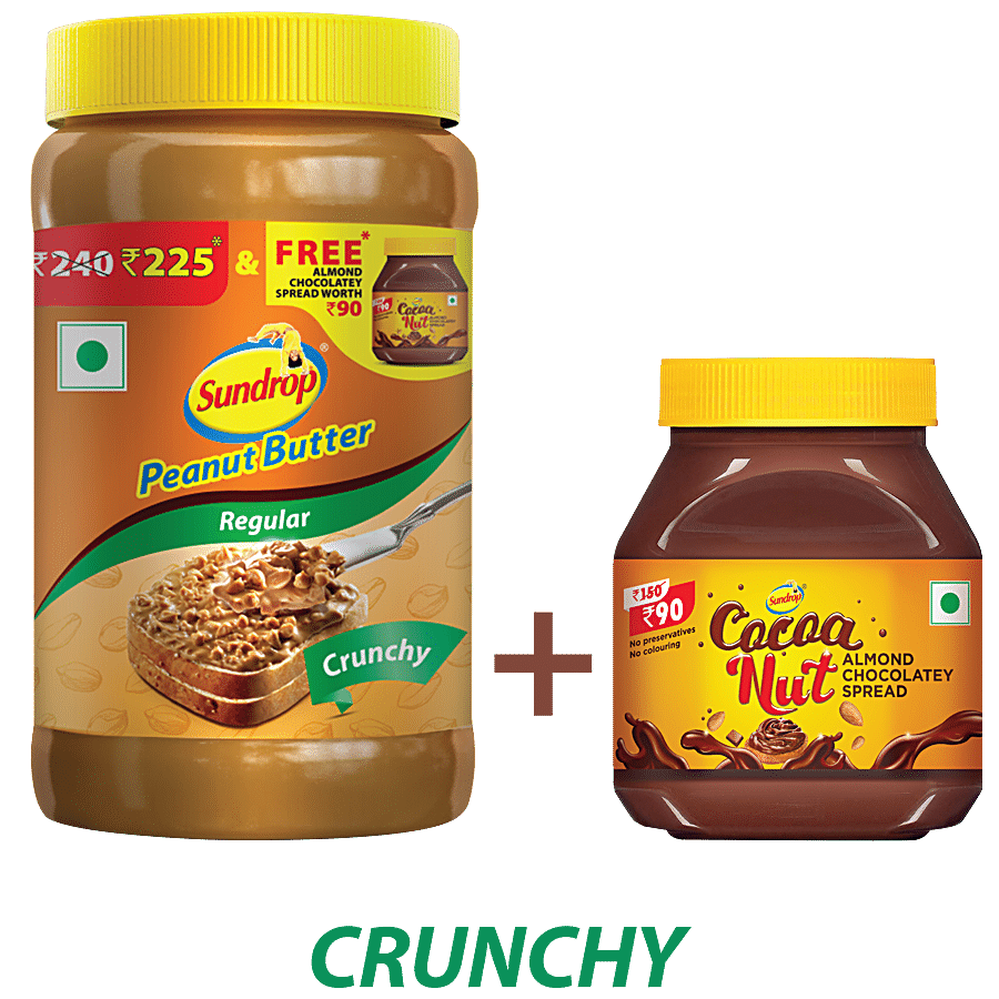 Sundrop Peanut Butter Crunchy, 462 G