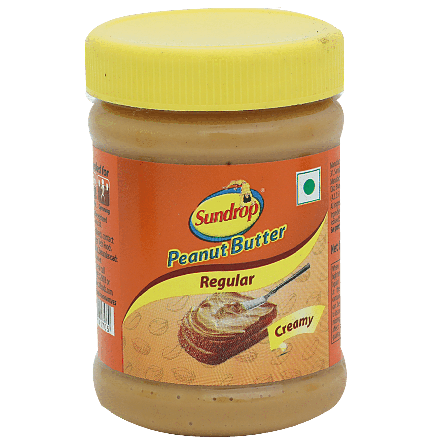 Sundrop Peanut Butter, Creamy, Rich In Protein, Spreads, 200 G Bottle