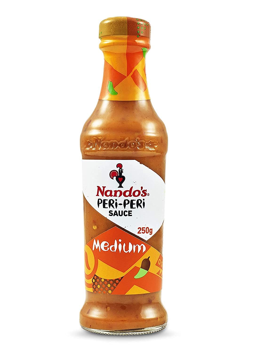 Nando's Peri Peri Chilli Sauce, Medium, 250G Product Of Netherlands