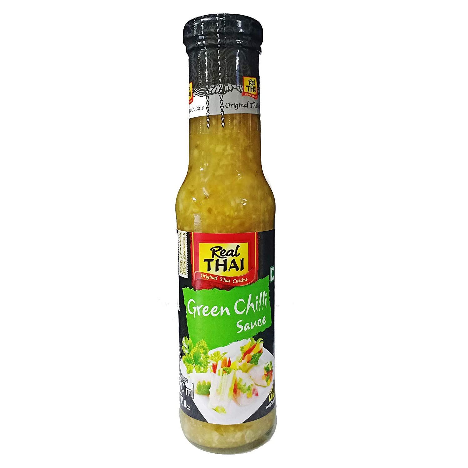 Real Thai Original Thai Cuisine Green Chilli Sauce Pet Bottle, 12 X, 270 Ml