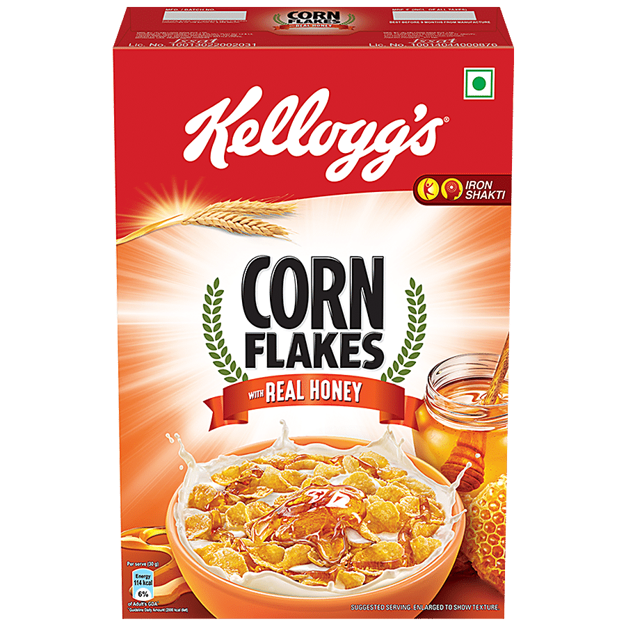 Kellogg's Corn Flakes With Real Honey, 300 G