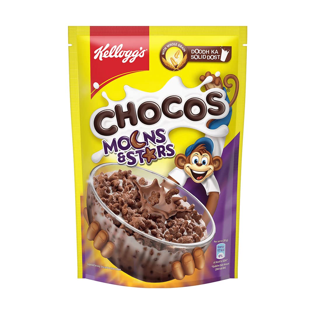 Kellogg's Chocos Moon And Stars, 375 G