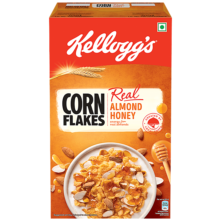 Kellogg's Corn Flakes With Real Almond & Honey, 650 G