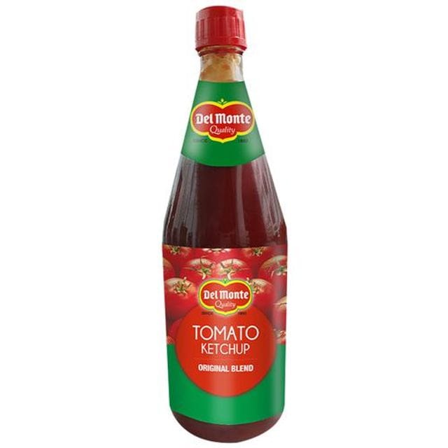Del Monte Tomato Ketchup, Original Blend, 1 Kg Glass Bottle