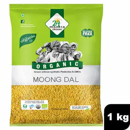 24 Mantra Moong Dal 1Kg