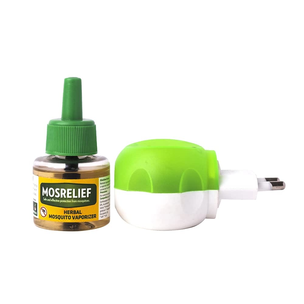 Herbal Strategi Mosquito Repellent Vaporizer Liquid, 40Ml (Machine & Refill), 100% Herbal, Baby, Safe, Skin, Safe, Pet, Friendly
