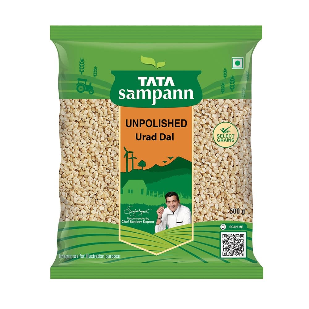 Tata Sampann Unpolished Urad Dal Split, 500G