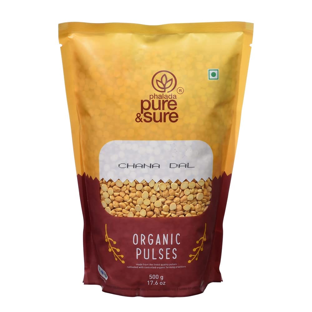 Pure & Sure Organic Chana Daal, 500G