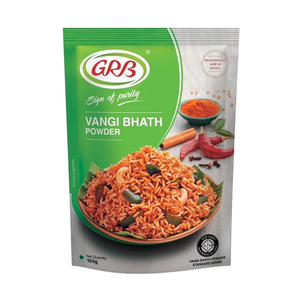 Grb Vangibhath Powder, Brinjal Rice, 100G