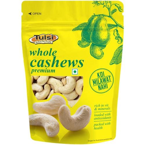 Tulsi Whole Cashews, Premium, 200 G
