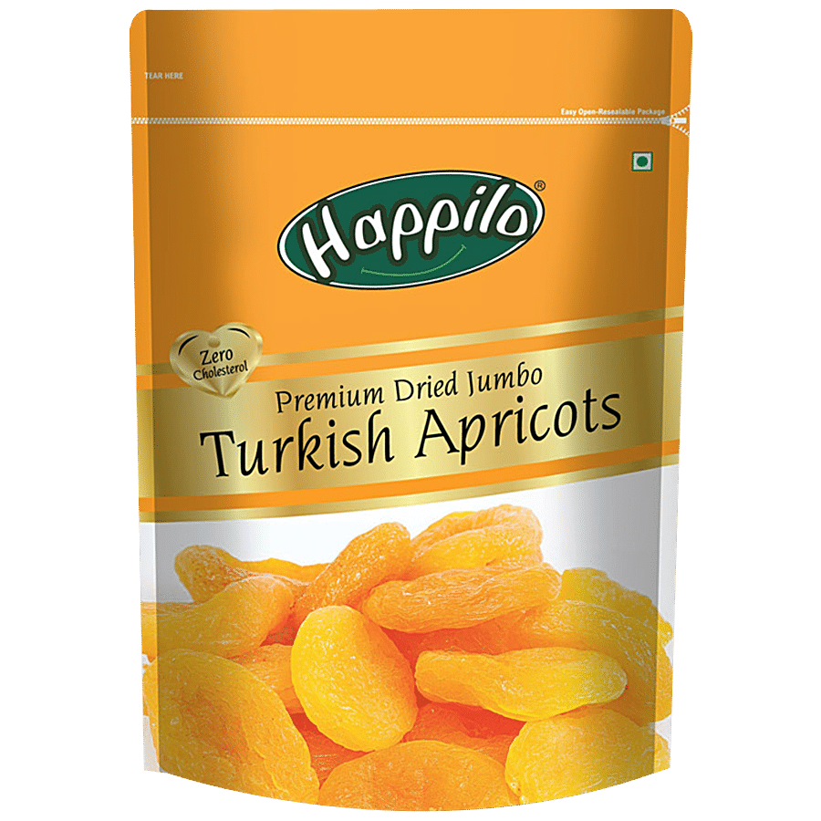 Happilo Premium Dried Jumbo Turkish Apricots, 200 G