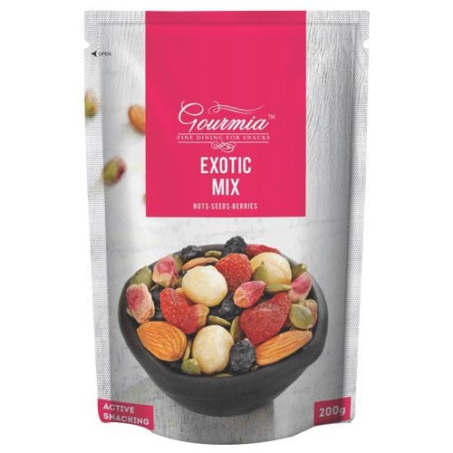 Gourmia Exotic Mix, With Nuts, Seeds & Berries, 200 G