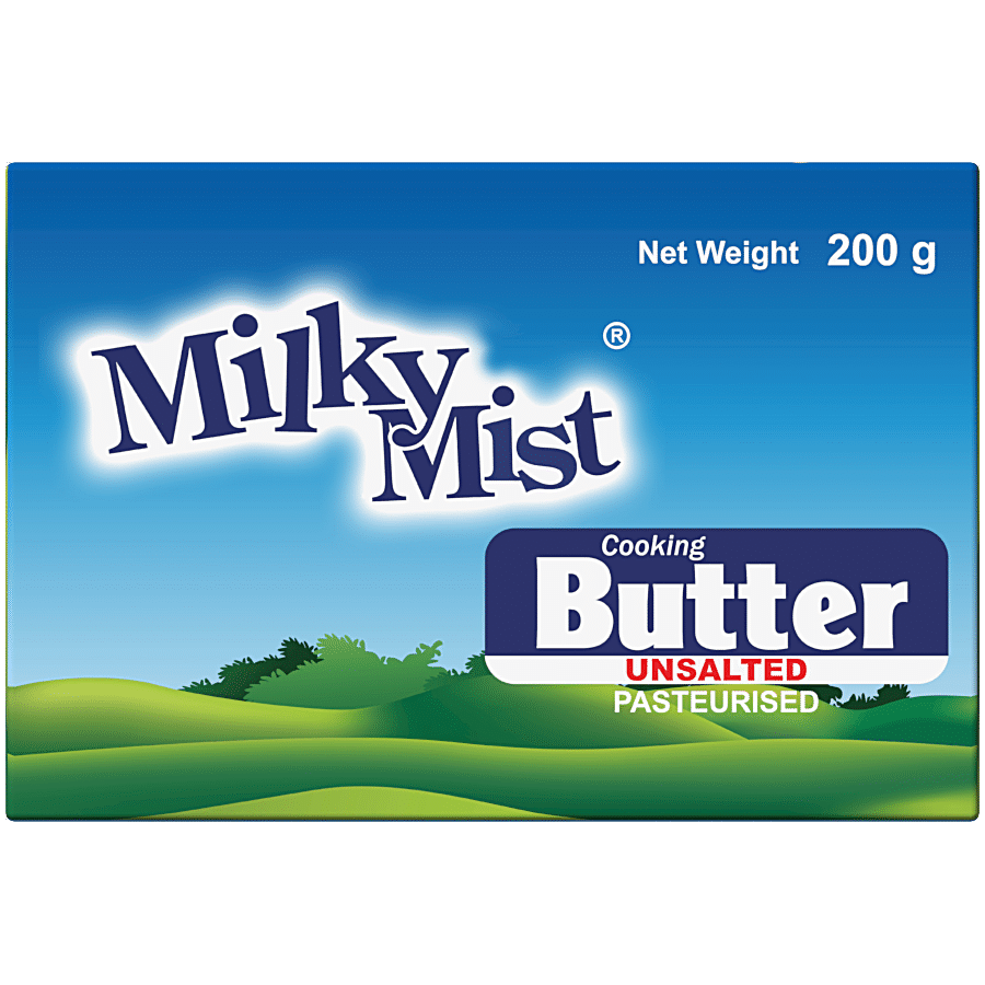 Milky Mist Cooking Butter, Excellent Source Of Vitamins, Calcium, 200 G Carton
