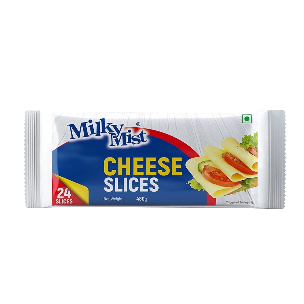 Milky Mist Cheese Slices, 480 G