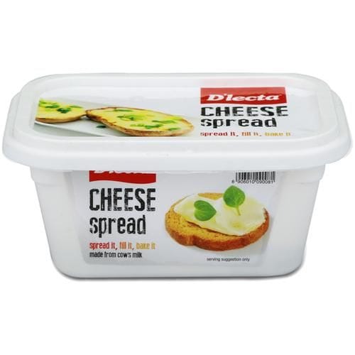 D'Lecta Cheese Spread, Made From Cow's Milk, 180 G Tub