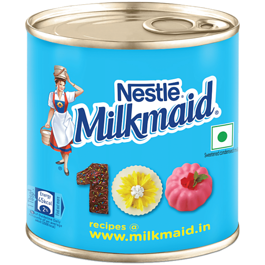 Nestle Milkmaid Partly Skimmed Sweetened Condensed Milk, 380 G Tin