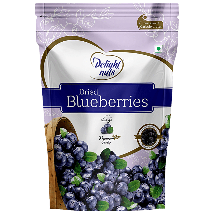 Delight Nuts Dried, Blueberries, 150 G
