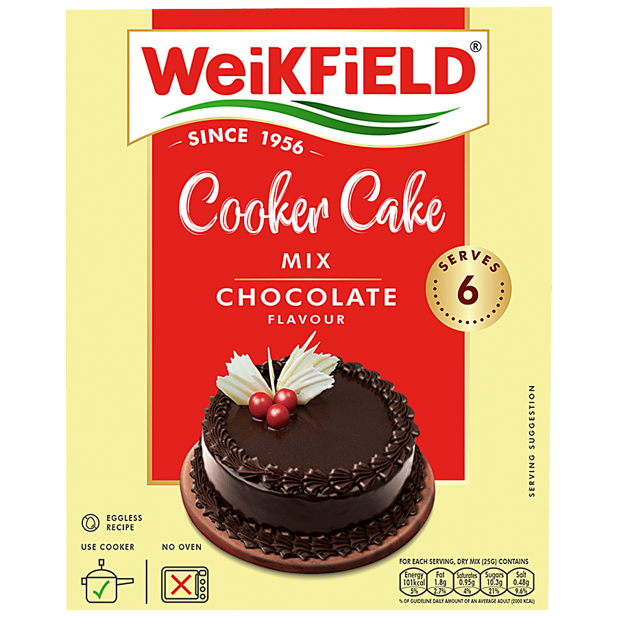 Weikfield Cooker Cake Mix, Chocolate, 150 G