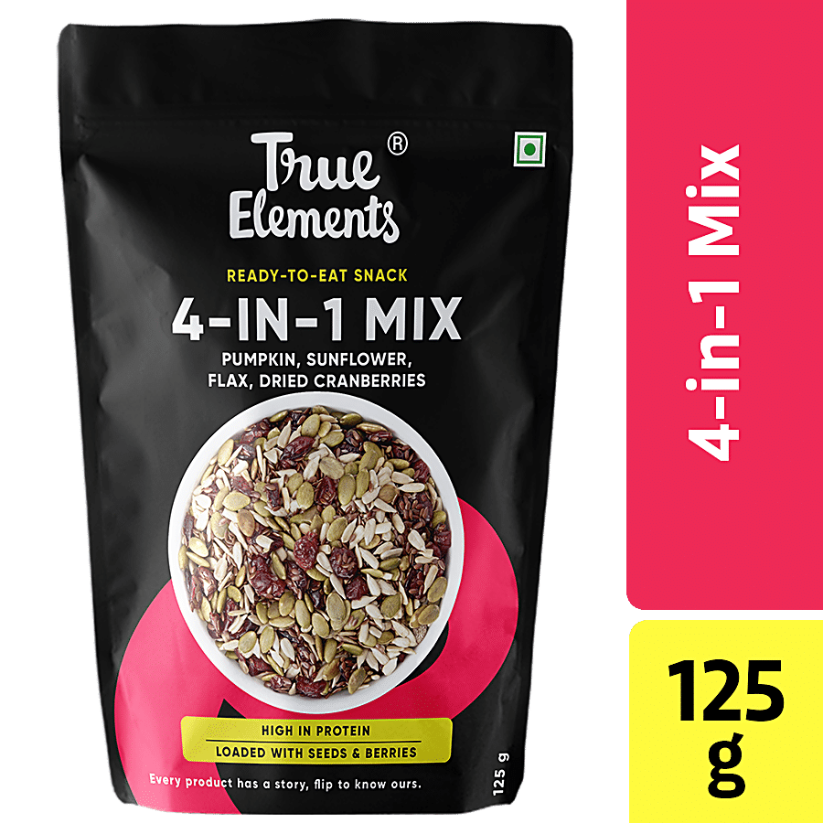 True Elements 4, In, 1 Trail Seed Mix, Immunity Booster, Superfood, 125 G