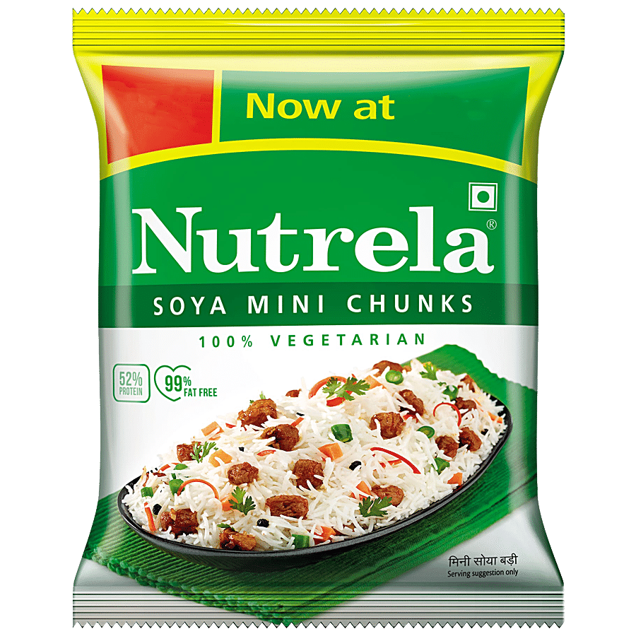 Nutrela Soya Chunks, Mini, 80 G
