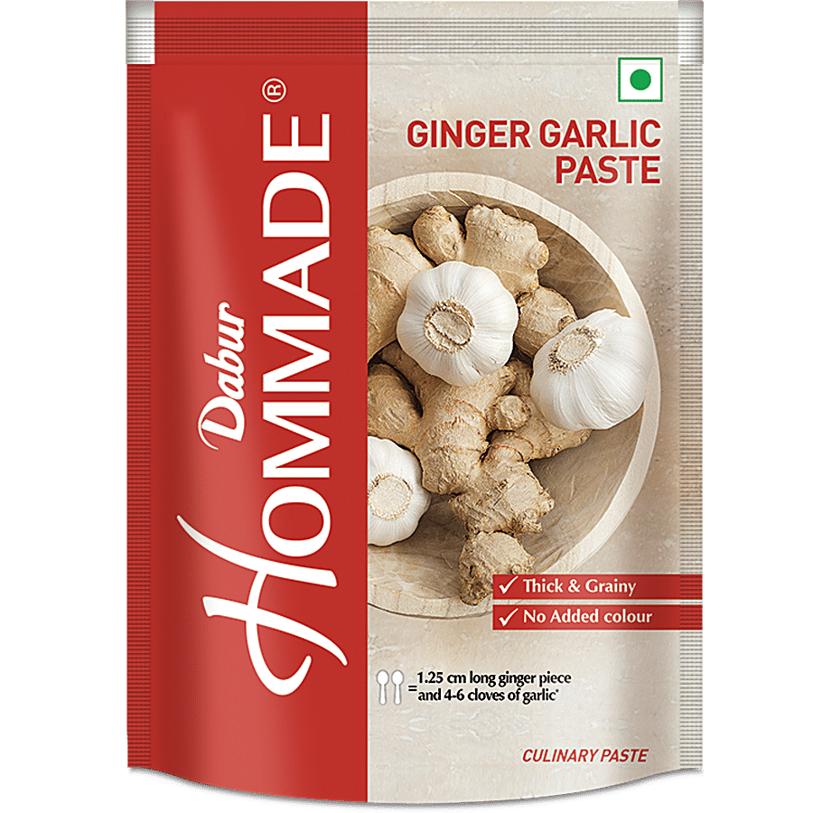 Dabur Hommade, Ginger Garlic Paste, 100 G