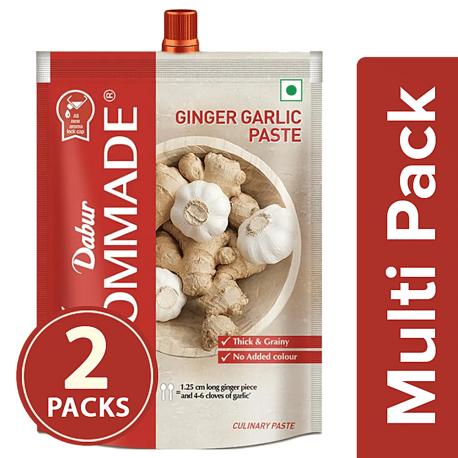 Dabur Hommade Ginger Garlic Paste, 200G