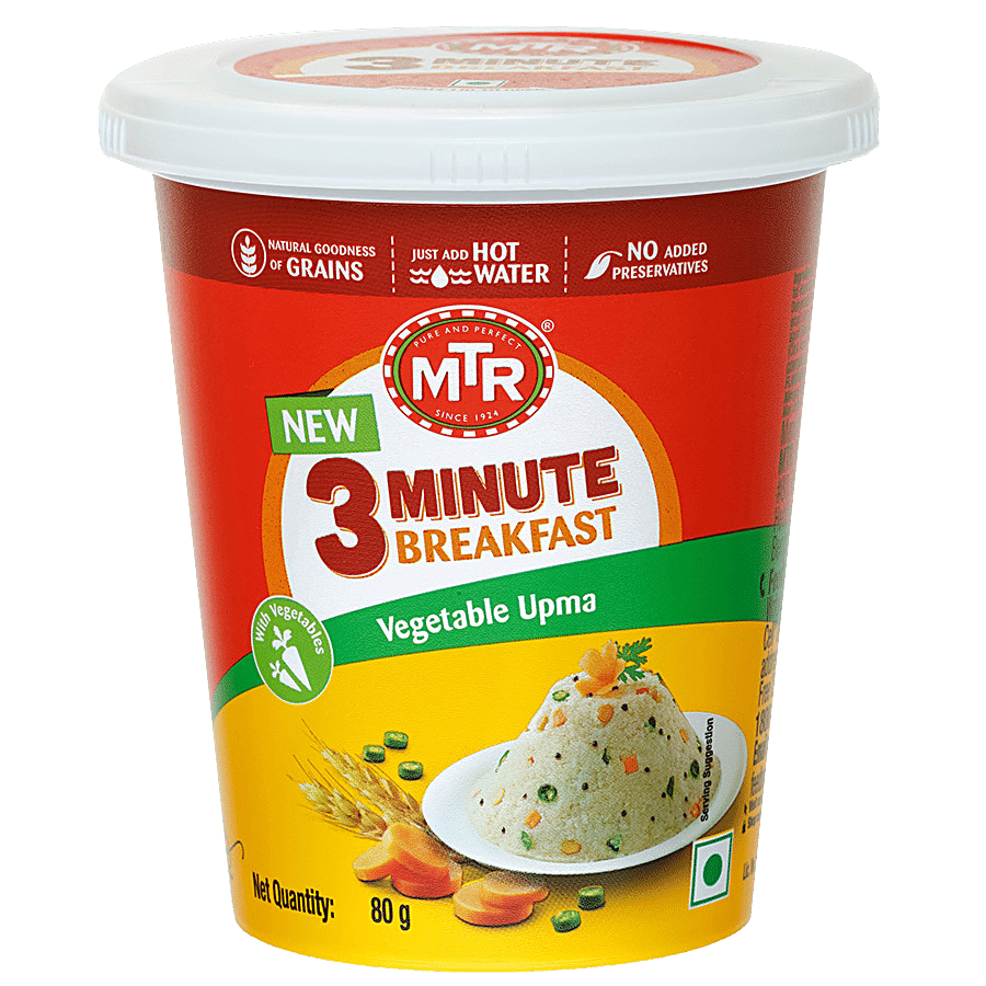 Mtr Cup Vegetable Upma, 80 G