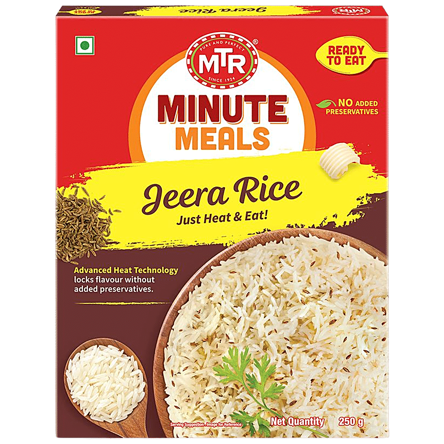 Mtr Ready To Eat, Jeera Rice, 250 G Carton