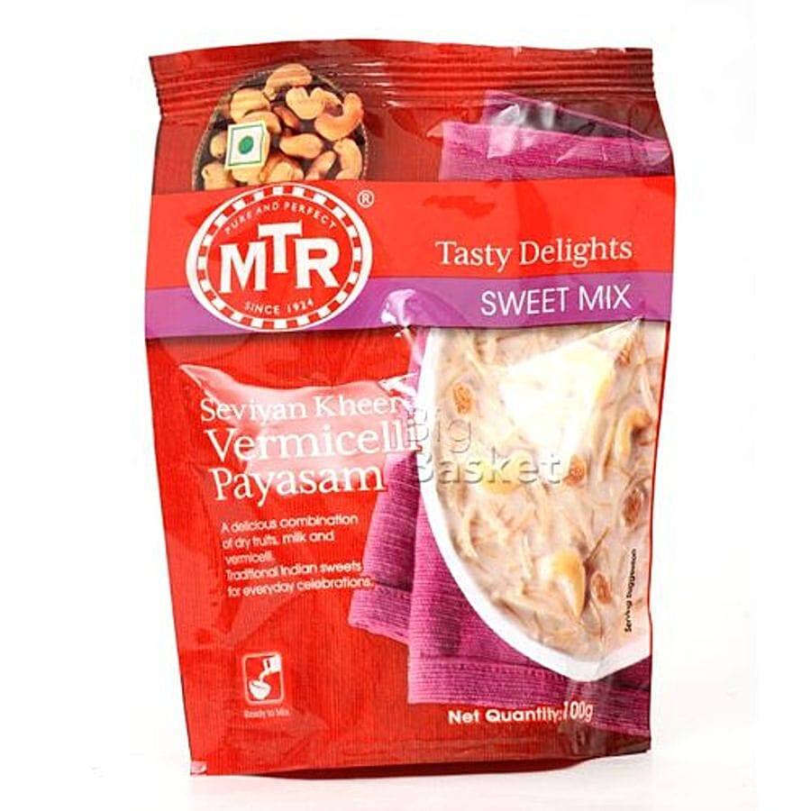 Mtr Vermicelli Payasam Sweet Mix, 100 G Pouch
