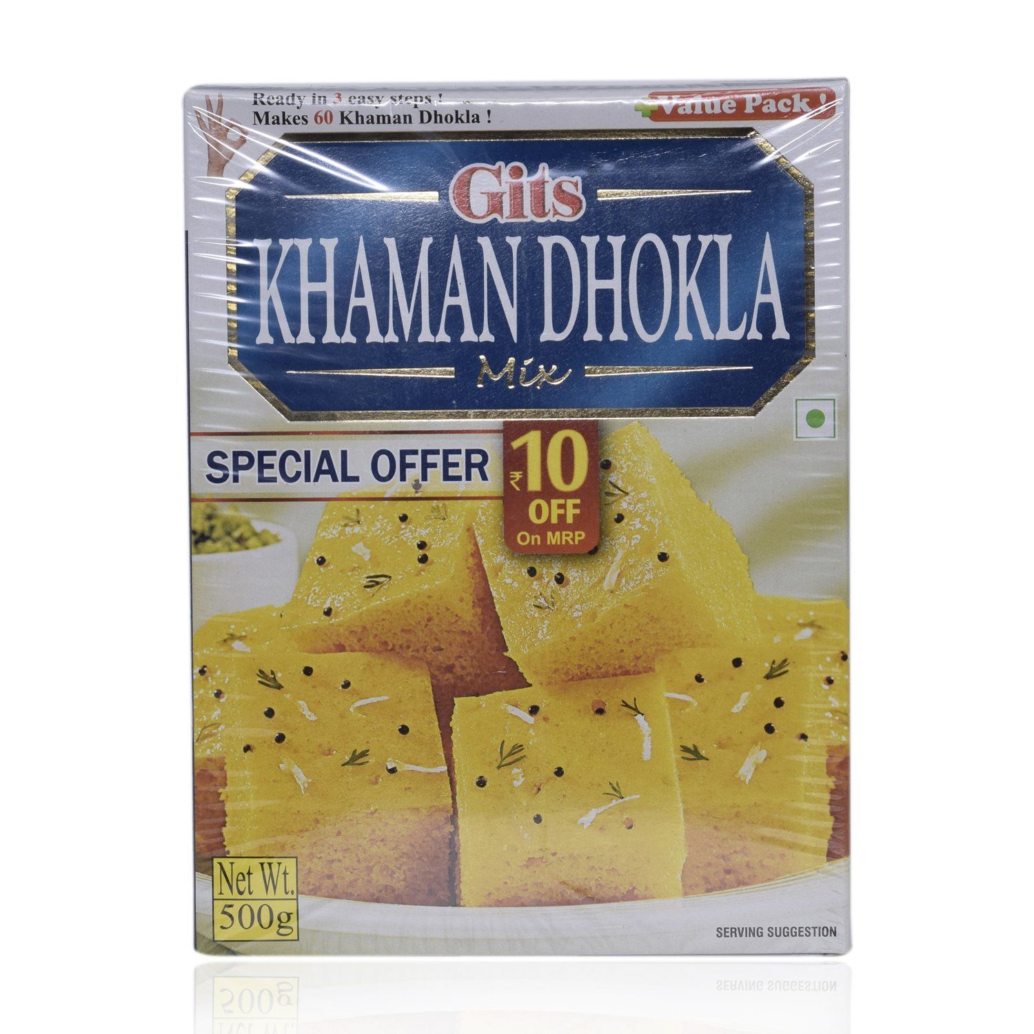 Gits Instant Mix, Khaman Dhokla, 500G Box