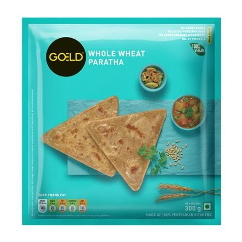 Goeld Whole Wheat Paratha, 300 G