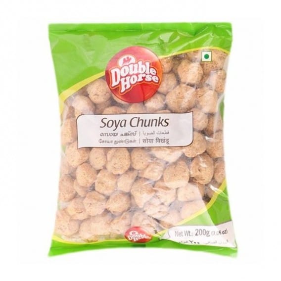 Double Horse, Soya Chunks, 200G