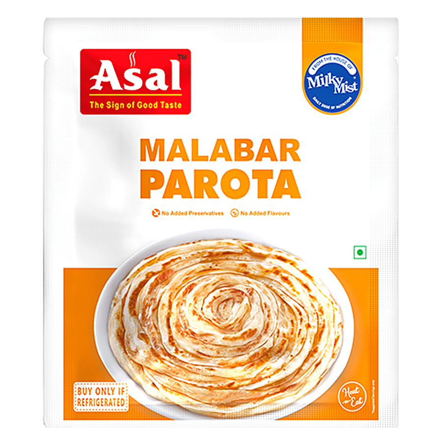Asal Malabar Parota, Soft, Delicious, Ready To Cook, 450 G